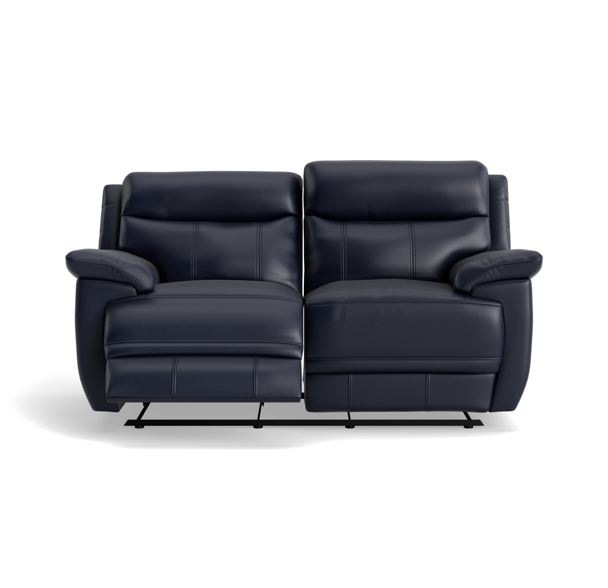 Tranquil 2 Seater Recliner Sofa - 2 Seater 2 Power Recliners Cat BX - Power Recliner with USB 2 Seater Sofas Sterling Home 10 BXS-036C NAVY