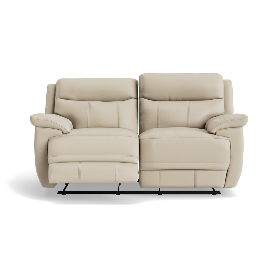 Tranquil 2 Seater Recliner Sofa - 2 Seater Sofa 2 Manual Recliners Cat BX - Manual Recliner 2 Seater Sofas Sterling Home 2 BXS-041E SILVER GREY