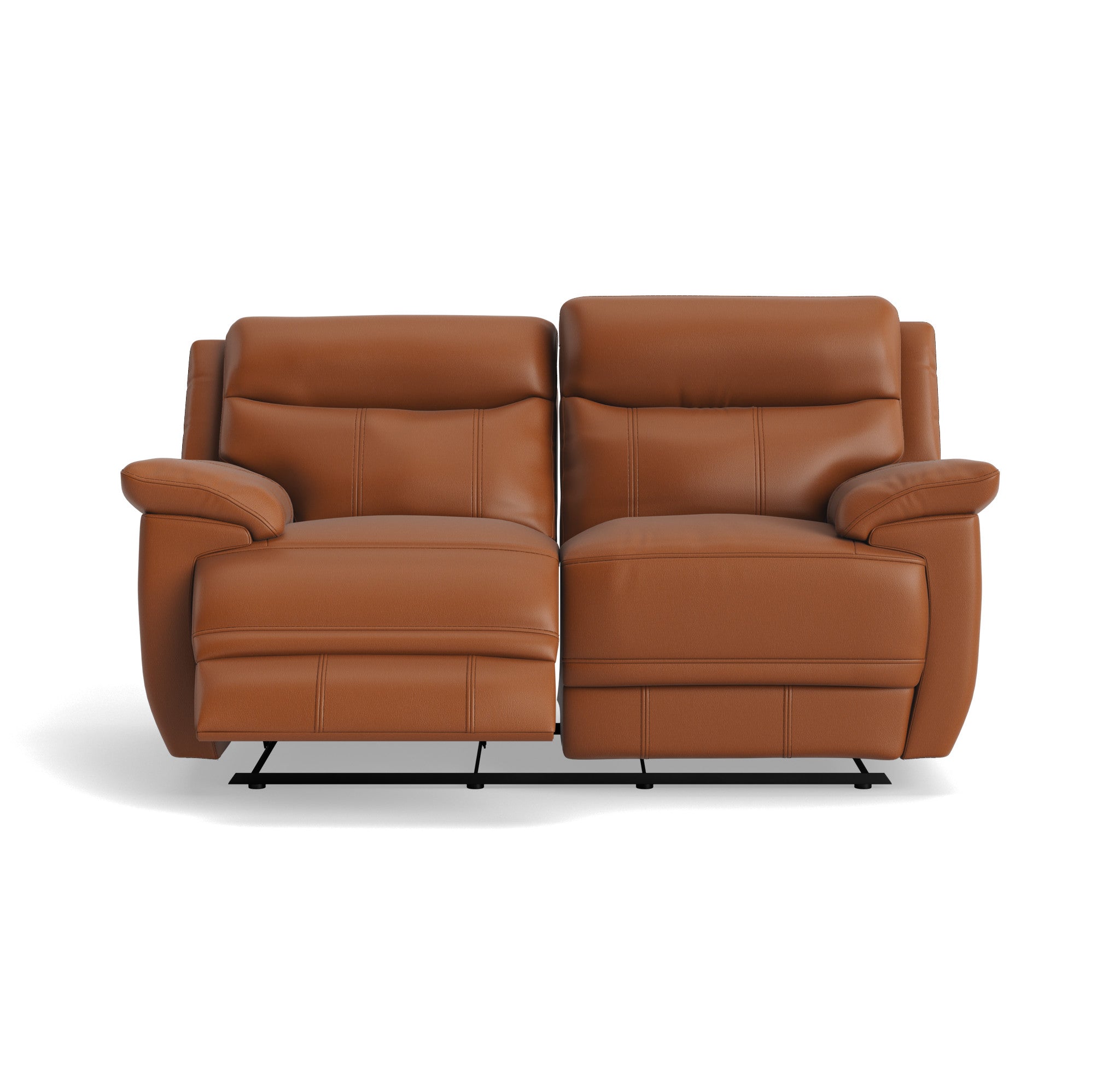 Tranquil 2 Seater Recliner Sofa - 2 Seater 2 Power Recliners Cat BX - Power Recliner with USB 2 Seater Sofas Sterling Home 1 BXS-334E PECAN BROWN