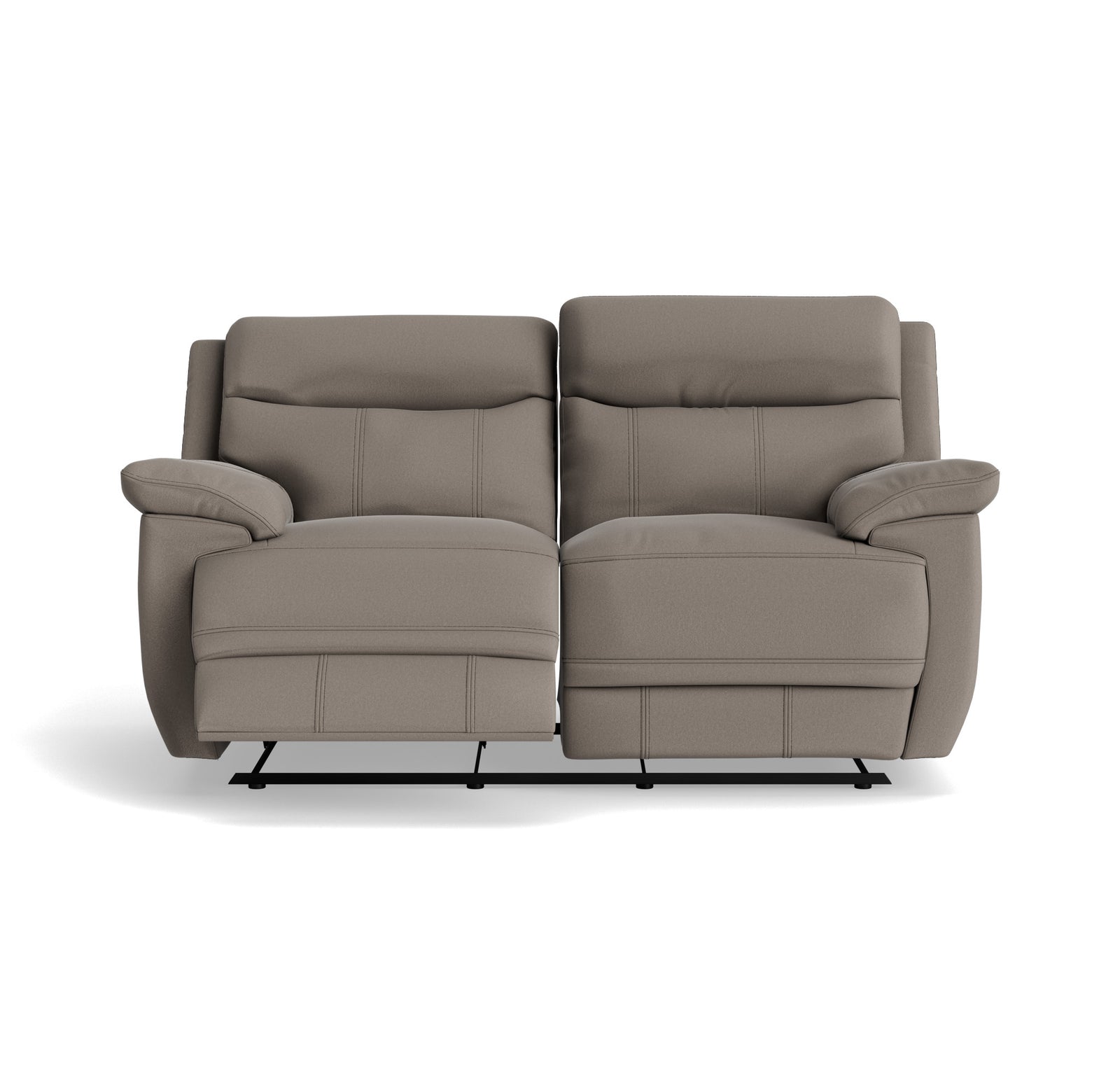 Tranquil 2 Seater Recliner Sofa - 2 Seater 2 Power Recliners Fabric - Power Recliner with USB 2 Seater Sofas Sterling Home 3 BFA-MAD-03 DARK GREY