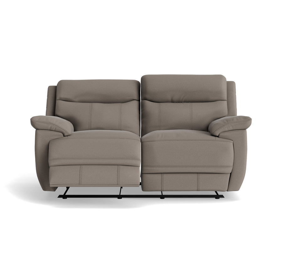 Tranquil 2 Seater Recliner Sofa - 2 Seater Sofa 2 Manual Recliners Fabric - Manual Recliner 2 Seater Sofas Sterling Home 2 BFA-MAD-03 DARK GREY
