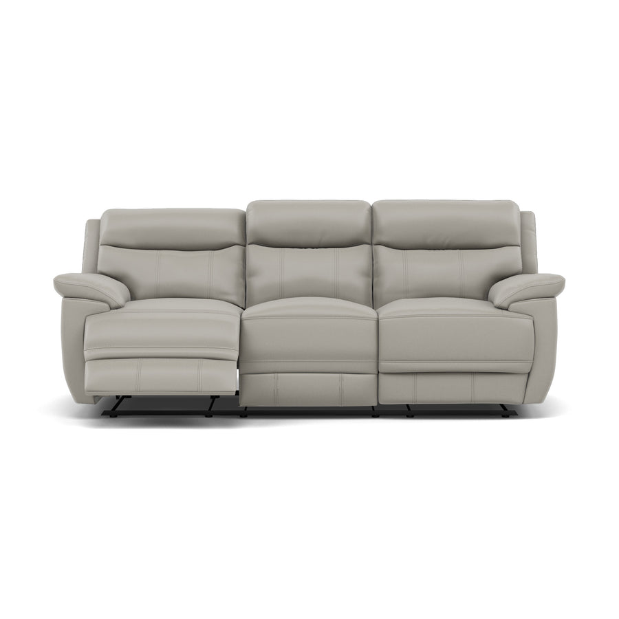 Tranquil 3 Seater Recliner Sofa - 3 Seater Sofa 2 Manual Recliners Cat BX - Manual Recliner 3 Seater Sofas Sterling Home 1 BXS-251E GREY