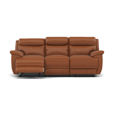 Tranquil 3 Seater Recliner Sofa - 3 Seater Sofa 2 Manual Recliners Cat BX - Manual Recliner 3 Seater Sofas Sterling Home 7 BXS-334E PECAN BROWN