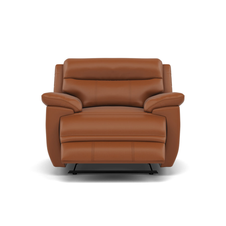 Tranquil Recliner Armchair - Power Recliner Chair Cat BX - Power Recliner with USB Sterling Home 7 BXS-334E PECAN BROWN
