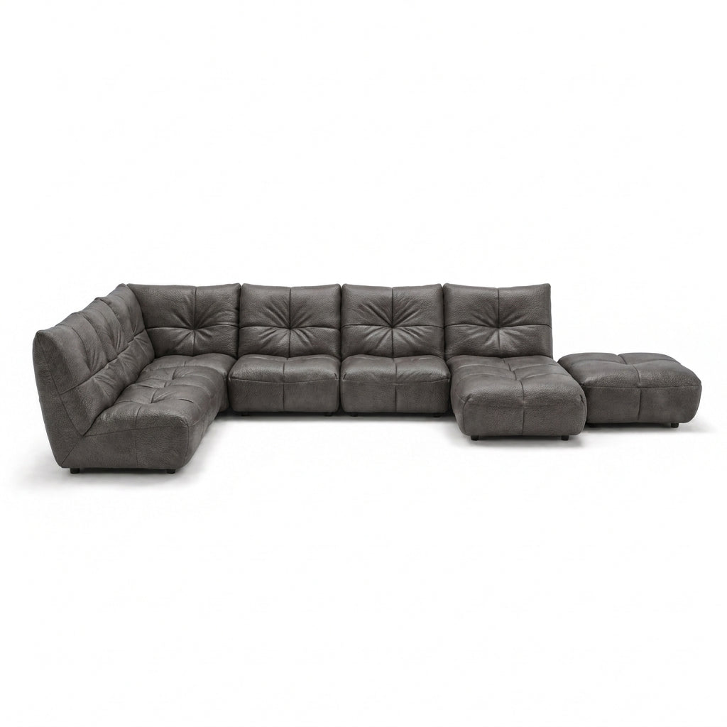 Comet Corner Sofa - Combination 1 - Corner Sofa Group With Footstool Fabric