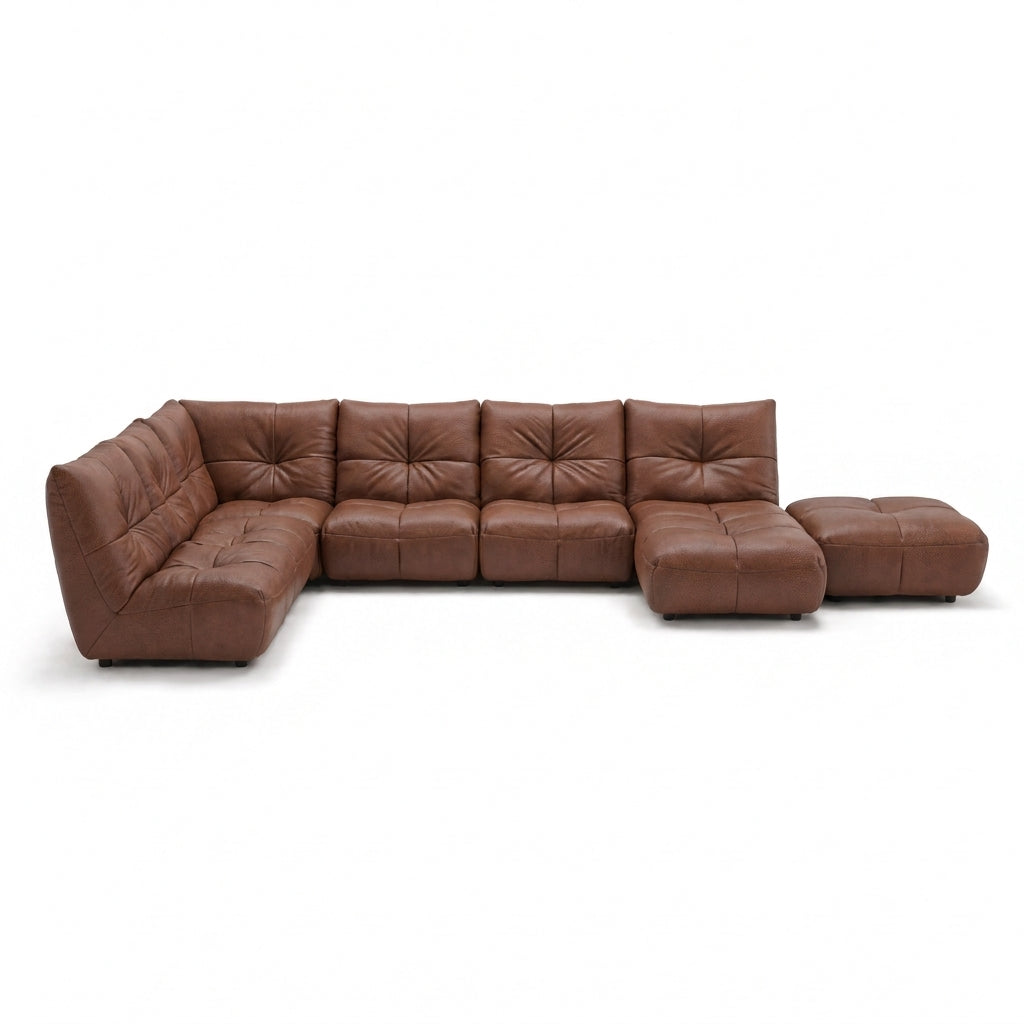 Comet Corner Sofa - Combination 1 - Corner Sofa Group With Footstool Fabric
