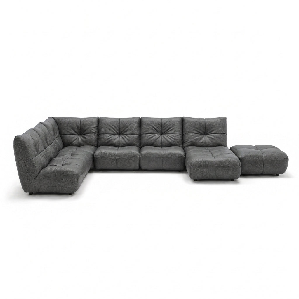 Comet Corner Sofa - Combination 1 - Corner Sofa Group With Footstool Fabric