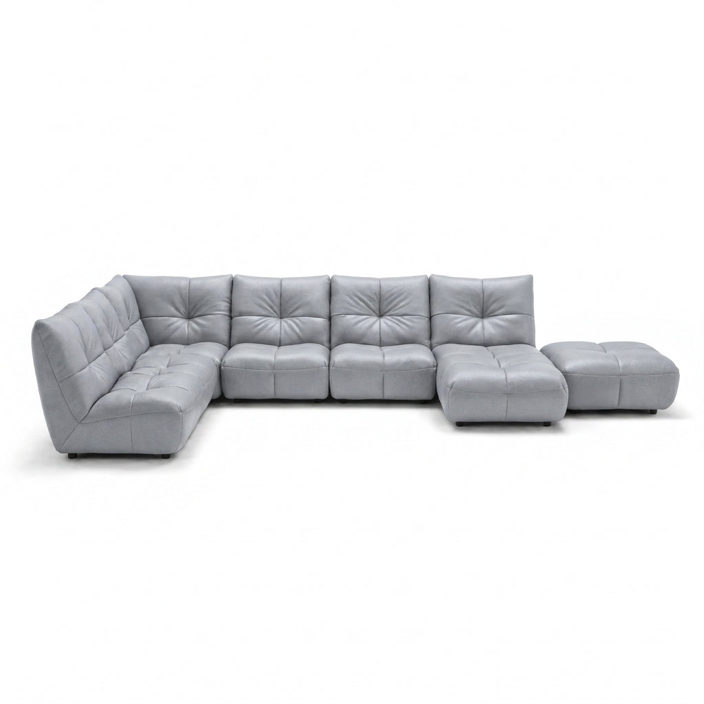 Comet Corner Sofa - Combination 1 - Corner Sofa Group With Footstool Fabric