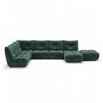Comet Corner Sofa - Combination 1 - Corner Sofa Group With Footstool Fabric
