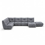 Comet Corner Sofa - Combination 1 - Corner Sofa Group With Footstool Fabric