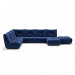 Comet Corner Sofa - Combination 1 - Corner Sofa Group With Footstool Fabric