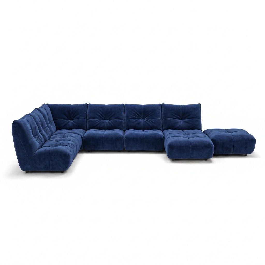 Comet Corner Sofa - Combination 1 - Corner Sofa Group With Footstool Fabric