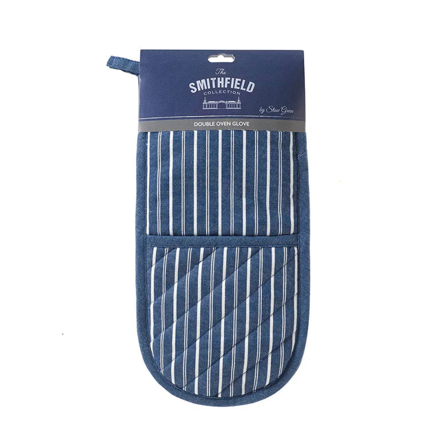 Smithfield Butchers Stripe Double Oven Glove Sterling Home 2