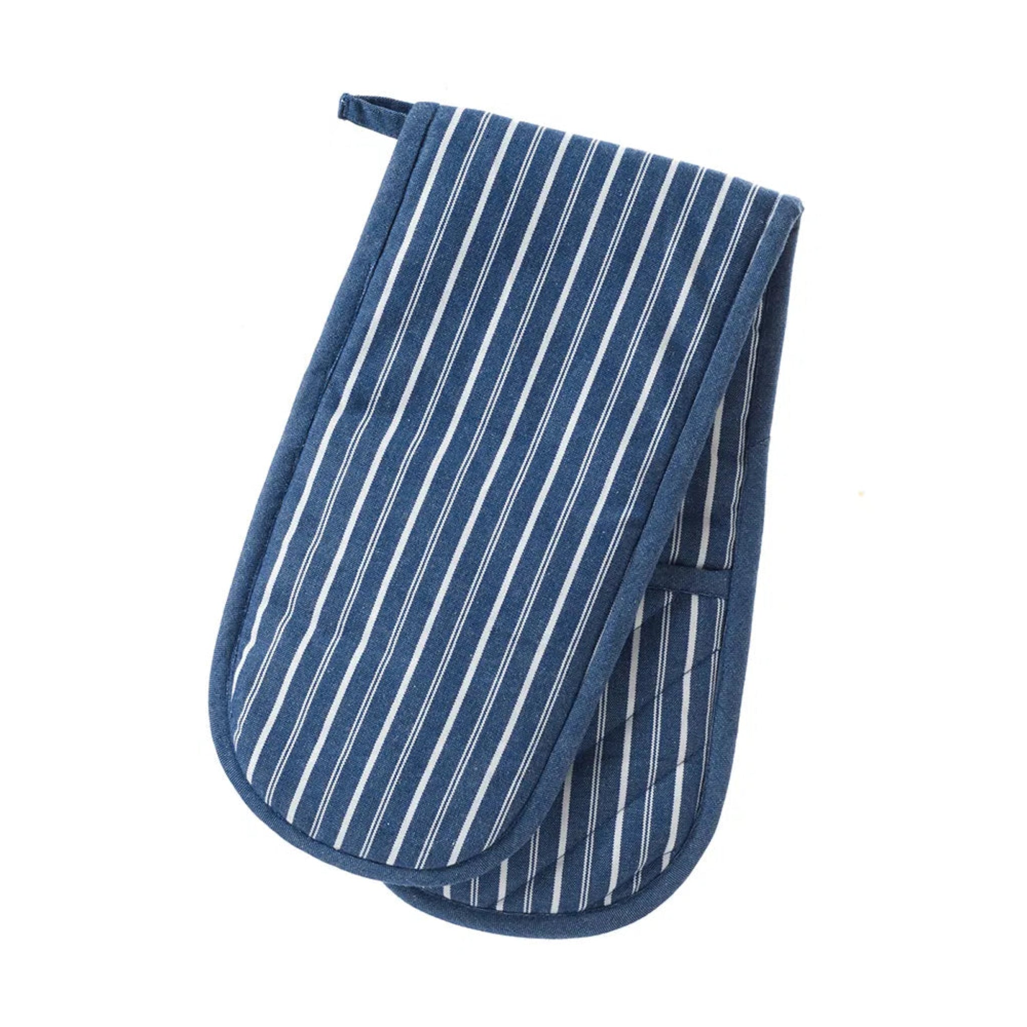 Smithfield Butchers Stripe Double Oven Glove Sterling Home 1