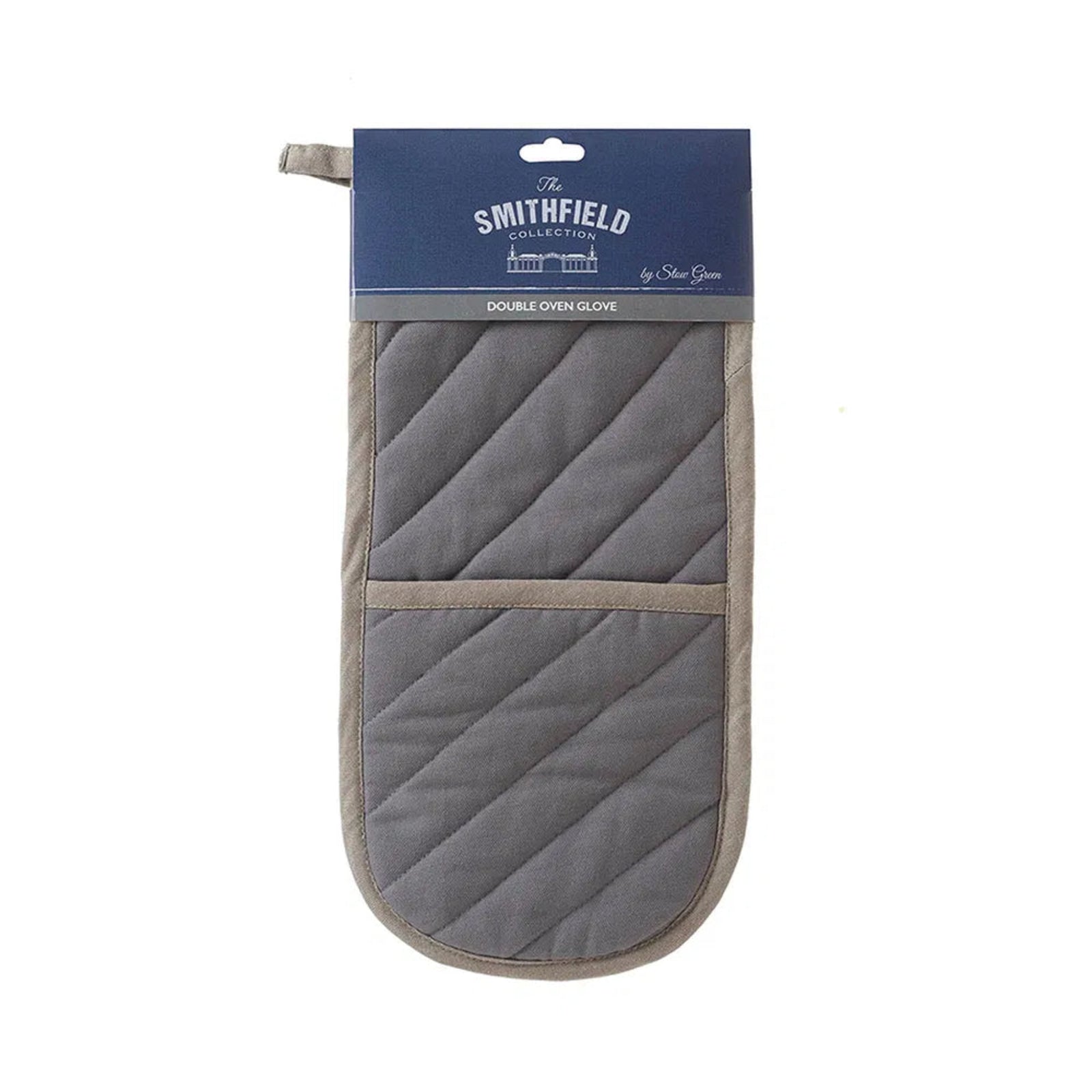 Smithfield Grey Double Oven Glove - Smithfield Grey Double Oven Glove Sterling Home 2