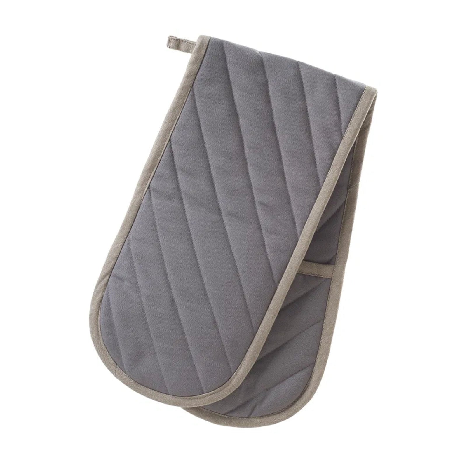 Smithfield Grey Double Oven Glove - Smithfield Grey Double Oven Glove Sterling Home 1