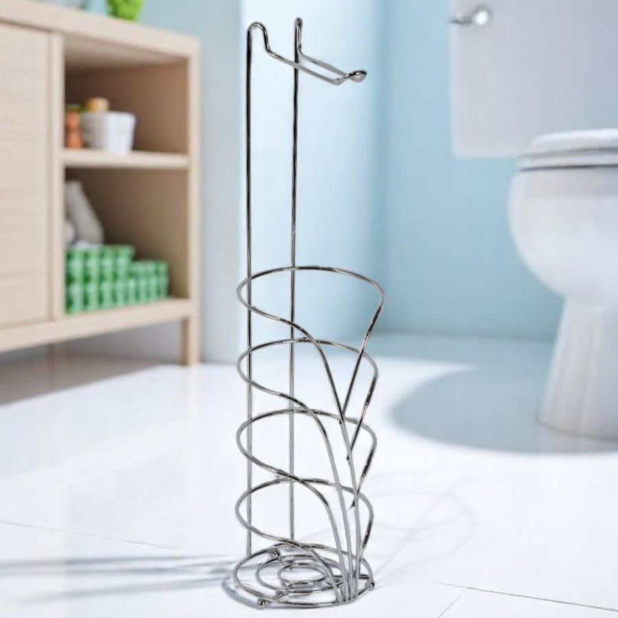 Showerdrape Chrome Toilet Roll Holder - Vertu Toilet Roll Holder Chrome Sterling Home 1