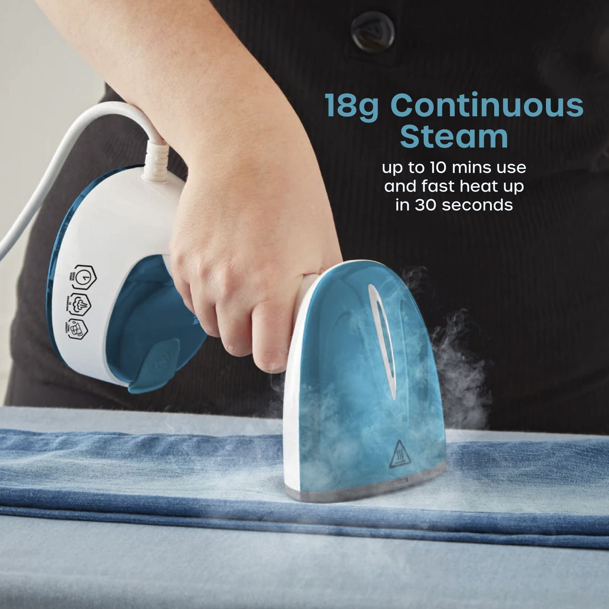 Swan Foldable Garment Steamer - Swan Foldable Garment Steamer Sterling Home 2