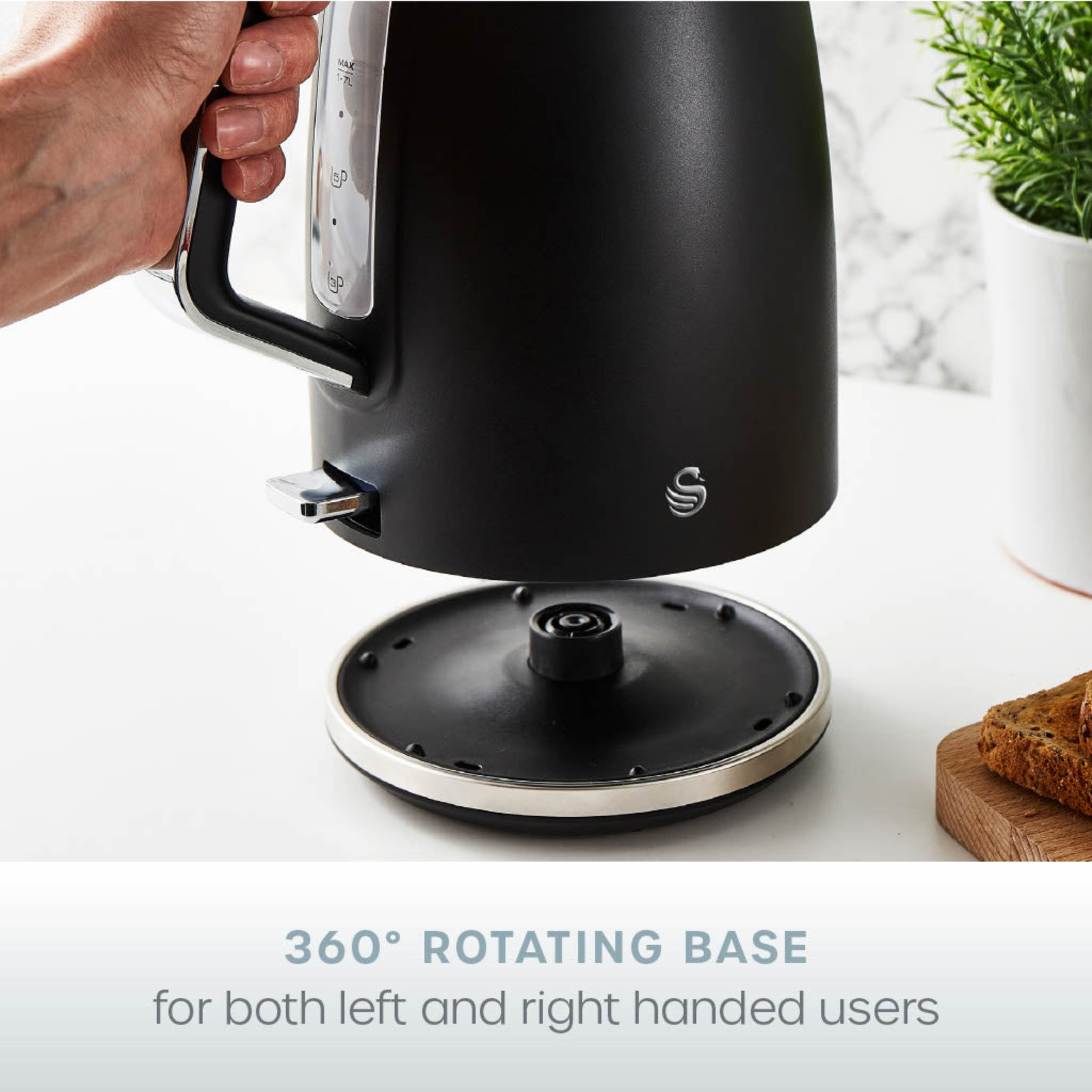 Serenity Kettle 1.7L Matte Black - Serenity Kettle 1.7L Matte Black Sterling Home 2