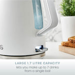 Serenity Kettle 1.7L White - Serenity Kettle 1.7L White Sterling Home 3