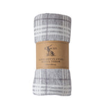 Checkmate Rolled Fleece Silver Blankets & Throws Sterling Home 1