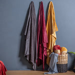 Rolled Flannel Fleece Grey Blankets & Throws Sterling Home 2