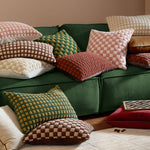Softie Grid Quilted Cushion Natural 40X60CM - Softie Grid Quilted Cushion Natural 40X60CM Sterling Home 2