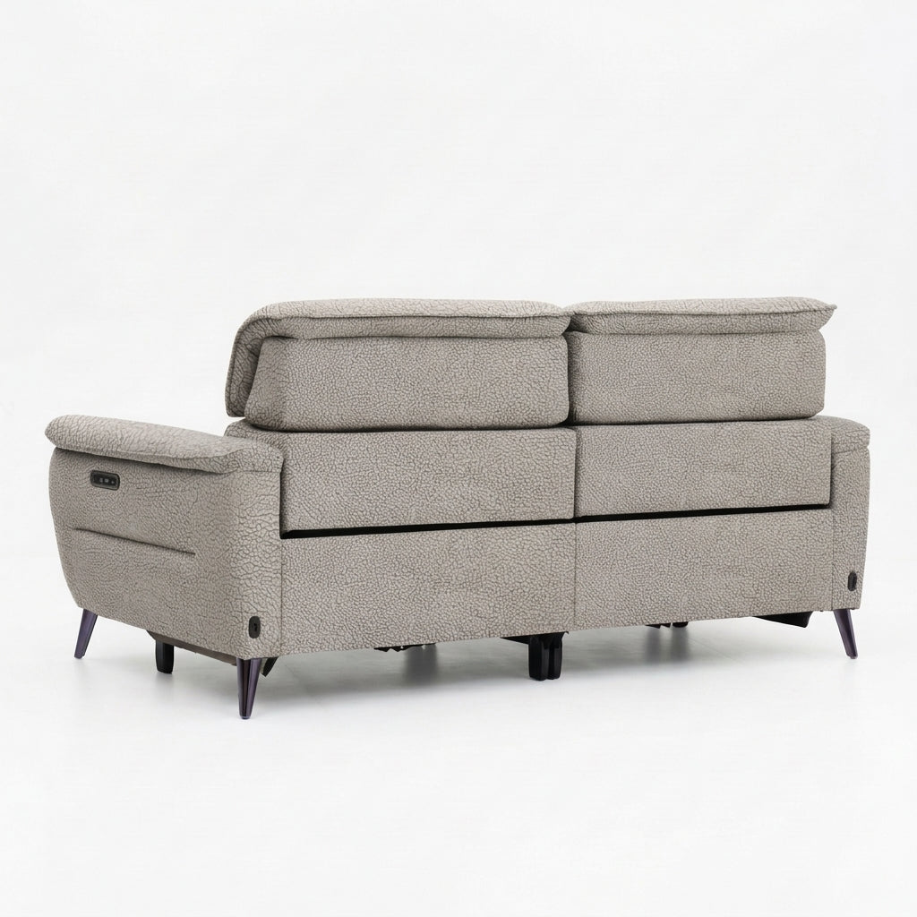 Sol 3 Seater Recliner Sofa - 3 Seater Power Recliner Sofa with Head Tilt Cat 60 3 Seater Sofas Sterling Home 4