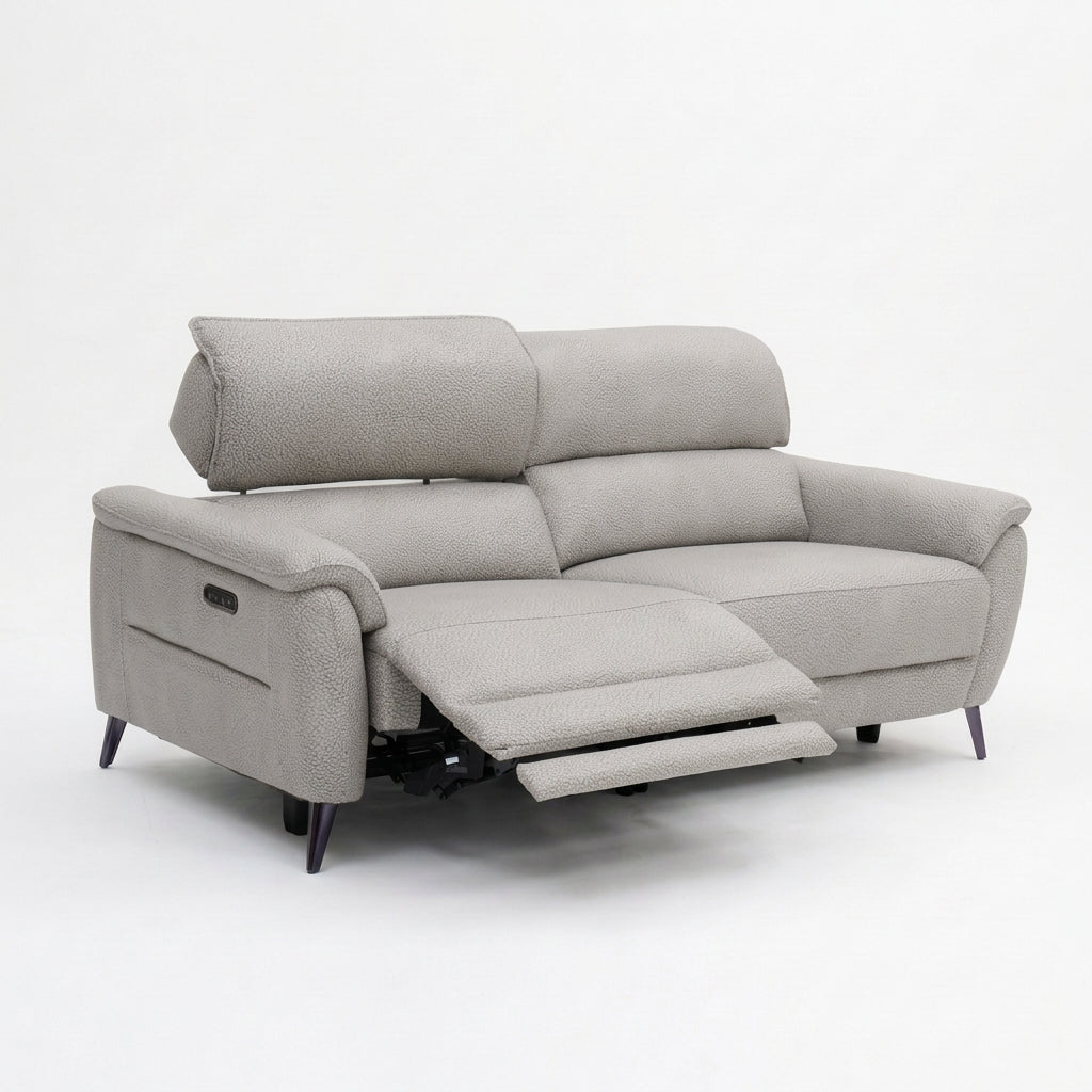 Sol 3 Seater Recliner Sofa - 3 Seater Power Recliner Sofa with Head Tilt Cat 60 3 Seater Sofas Sterling Home 3