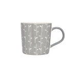 Siip Ekko Floral Stems Mug Grey Sterling Home 1