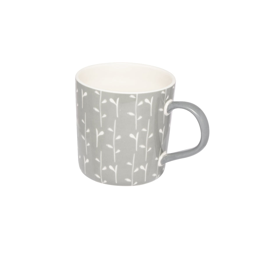Siip Ekko Floral Stems Mug Grey Sterling Home 2