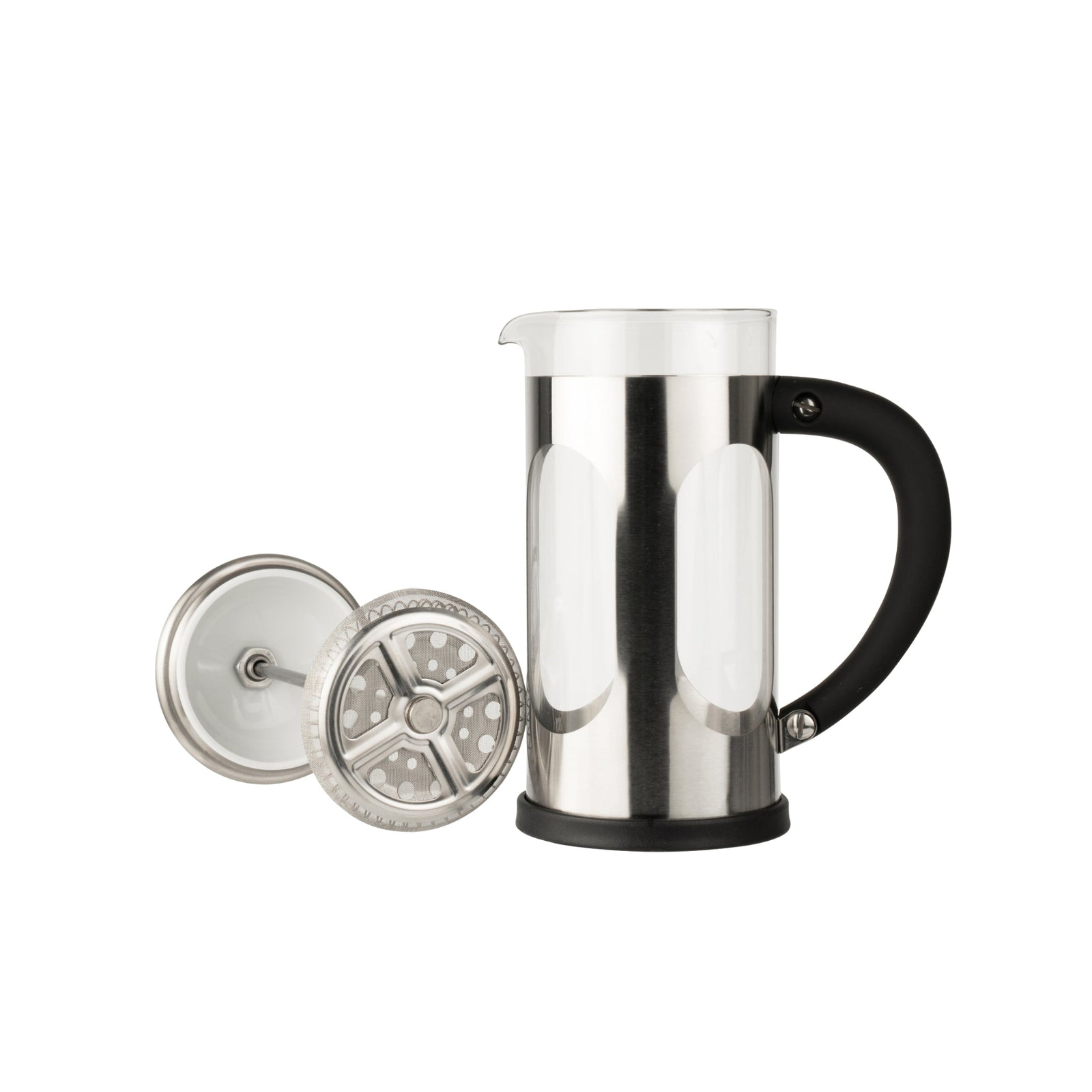 Siip Glass 3 Cup Cafetiere - Siip Infuso Stainless Steel Glass Cafetiere 3 Cup Sterling Home 4