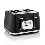 Serenity Toaster 4 Slice Matte Black - Serenity Toaster 4 Slice Matte Black Sterling Home 1