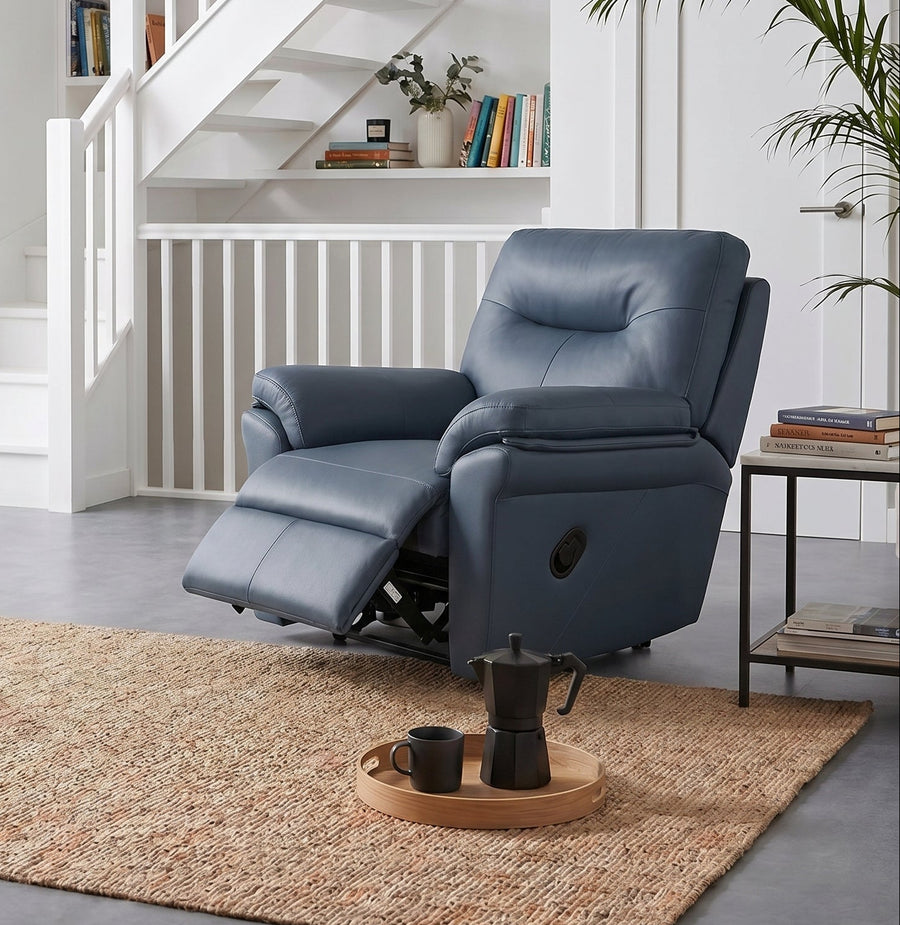 G Plan Seattle Recliner Armchair - Power Recliner Chair with USB & Lumbar Grade L - Power Recliner with Lumbar Support & USB Sterling Home 2