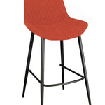 Ace Pair of Burnt Orange Bar Stools - Bar Stool - Pair Burnt Orange Sterling Home 2