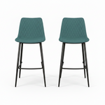 Ace Pair of Mineral Blue Bar Stools - Bar Stool - Pair Mineral Blue Sterling Home 1