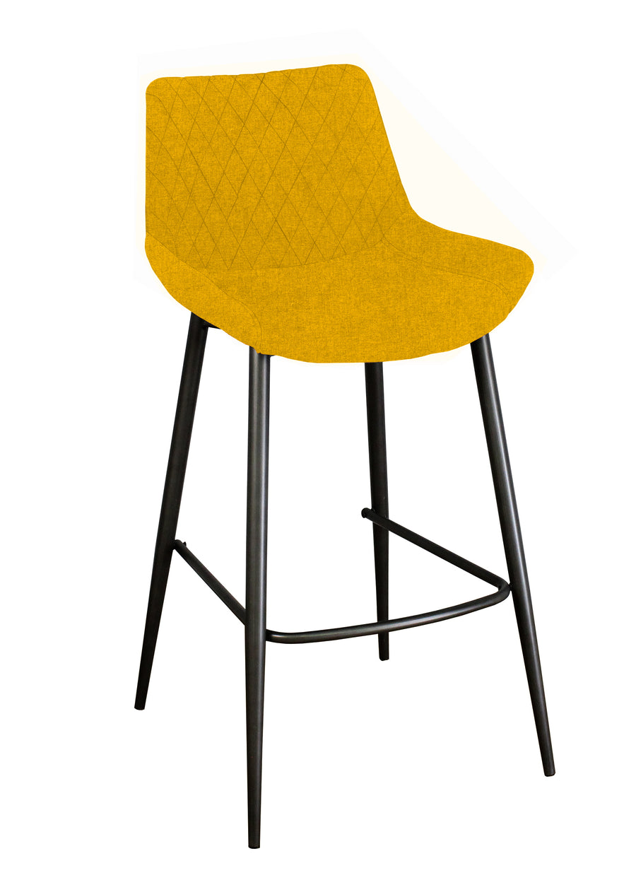 Ace Pair of Saffron Bar Stools - Bar Stool - Pair Saffron Sterling Home 2