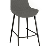 Ace Pair of Shadow Grey Bar Stools - Bar Stool - Pair Shadow Grey Sterling Home 2