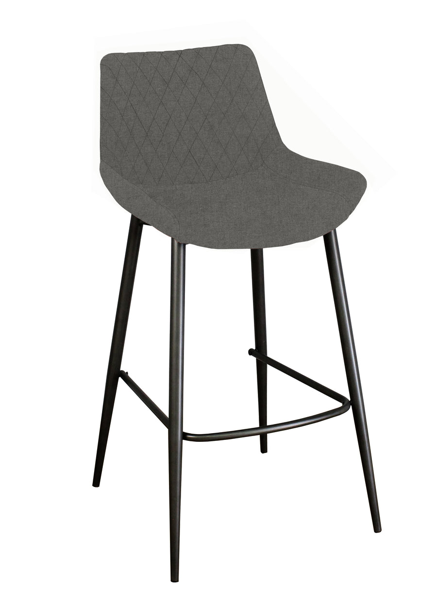 Ace Pair of Shadow Grey Bar Stools - Bar Stool - Pair Shadow Grey Sterling Home 2
