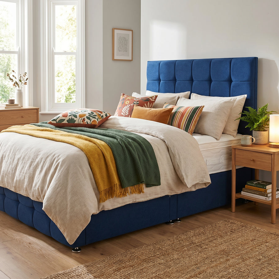 Highgrove Sleep Spa Zonagel Divan Bed Set - Divan Set 135 x 190cm - Double