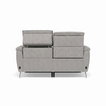 Sol 2 Seater Recliner Sofa - 2 Seater Power Recliner Sofa with Head Tilt F6 — Dexter Stone 43502, gallery image 2