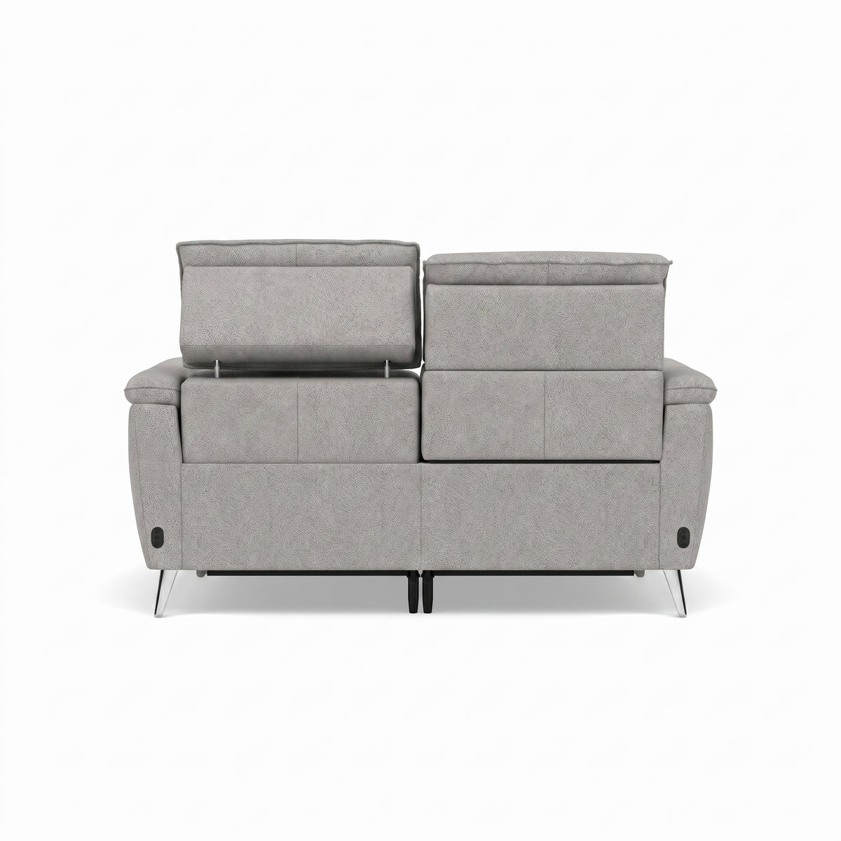 Sol 2 Seater Recliner Sofa - 2 Seater Power Recliner Sofa with Head Tilt F6 — Dexter Stone 43502, gallery image 2