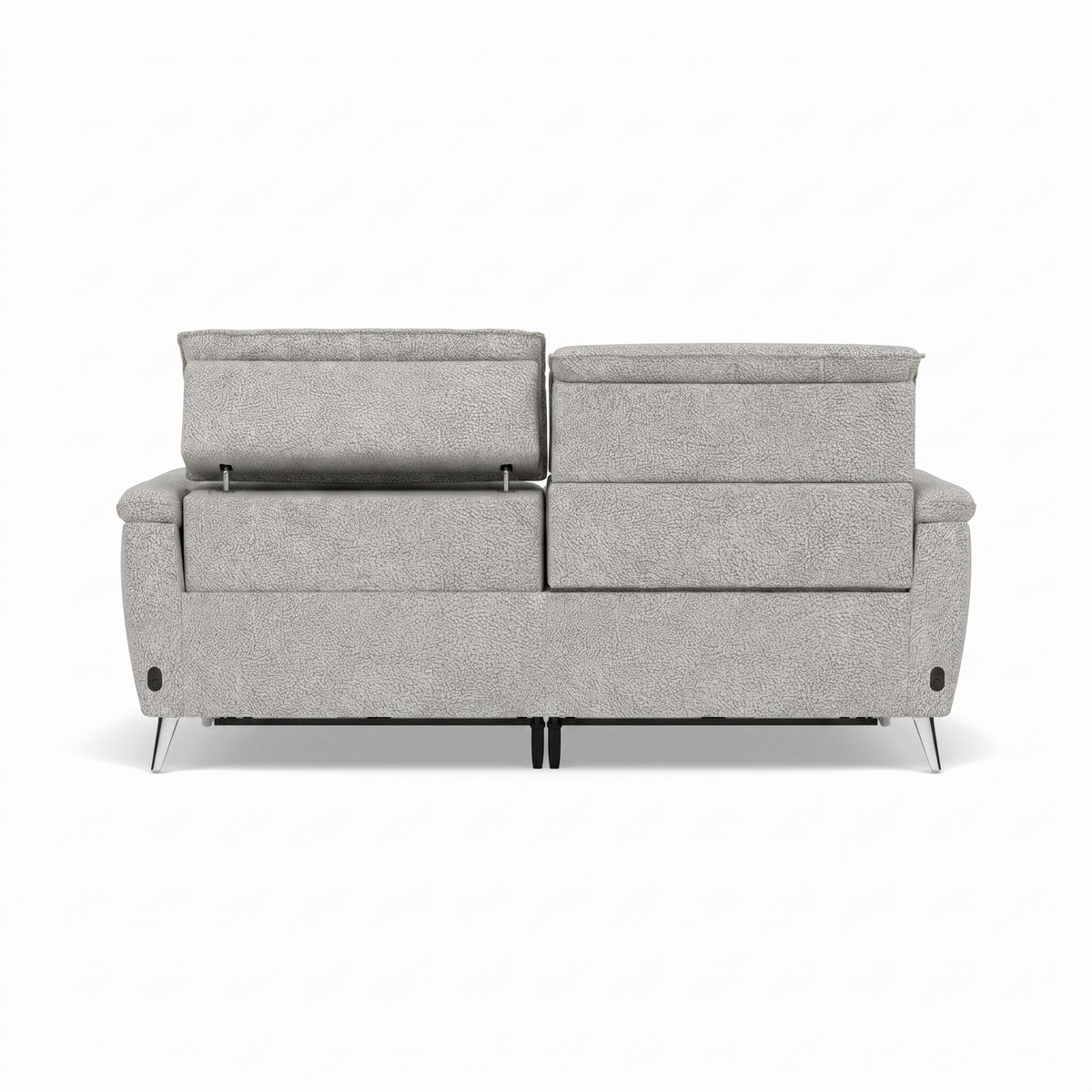 Sol 3 Seater Recliner Sofa - 3 Seater Power Recliner Sofa with Head Tilt F6 — Dexter Stone 43502, gallery image 2