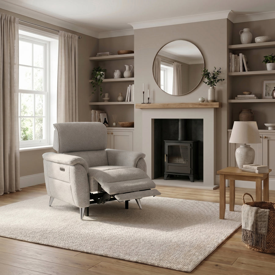 Sol Recliner Armchair - Power Recliner Armchair with Head Tilt F6
