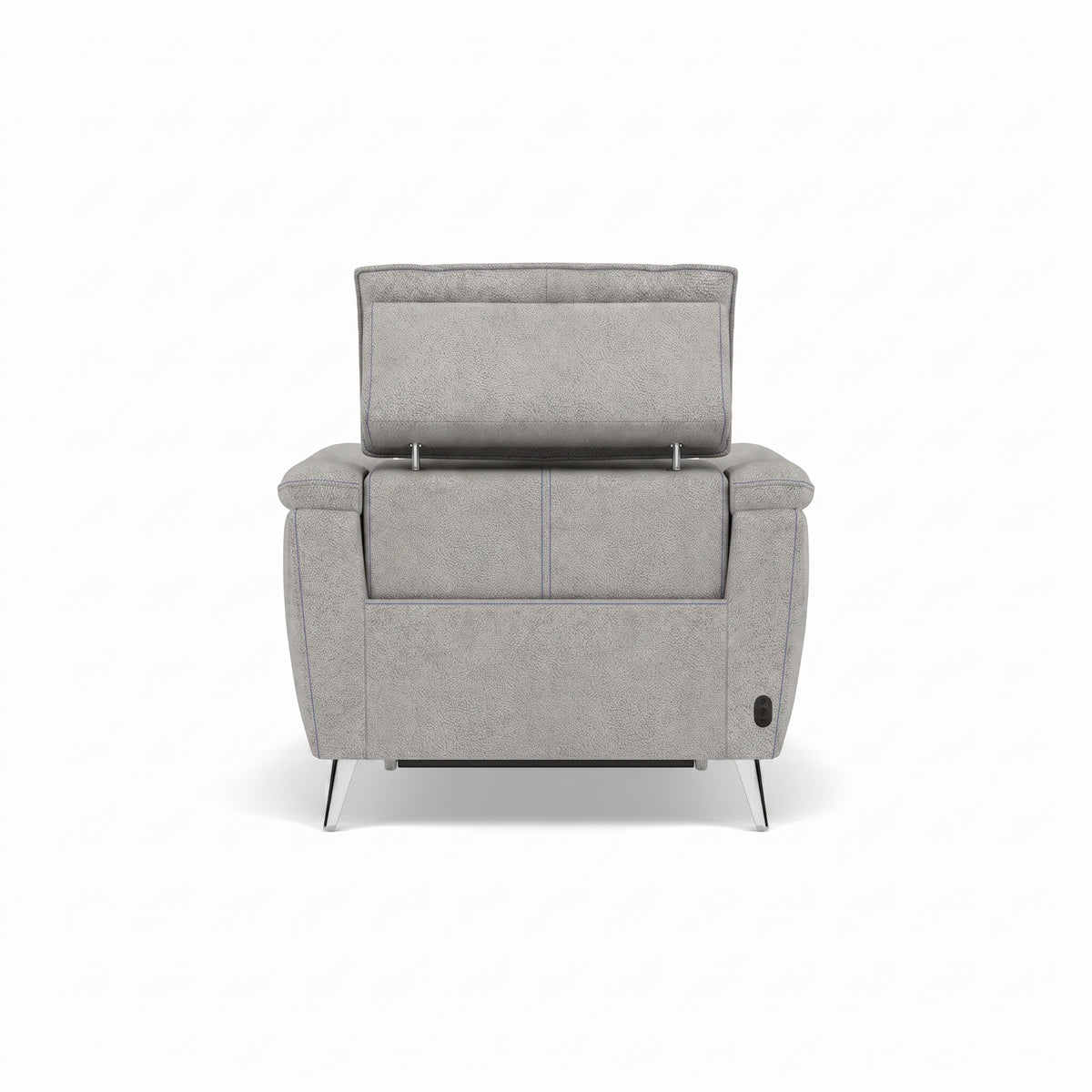 Sol Recliner Armchair - Power Recliner Armchair with Head Tilt F6 — Dexter Stone 43502, gallery image 2