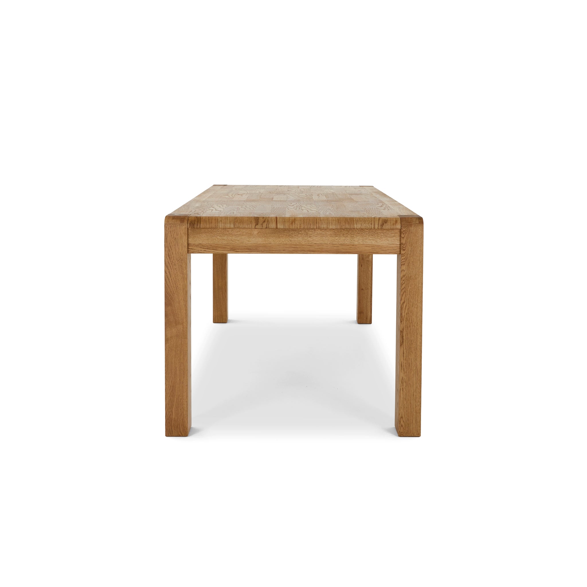 Solvi Extending Dining Table - Extending Dining Table 160/210cm Solid Oak / Oak Veneer Sterling Home 5