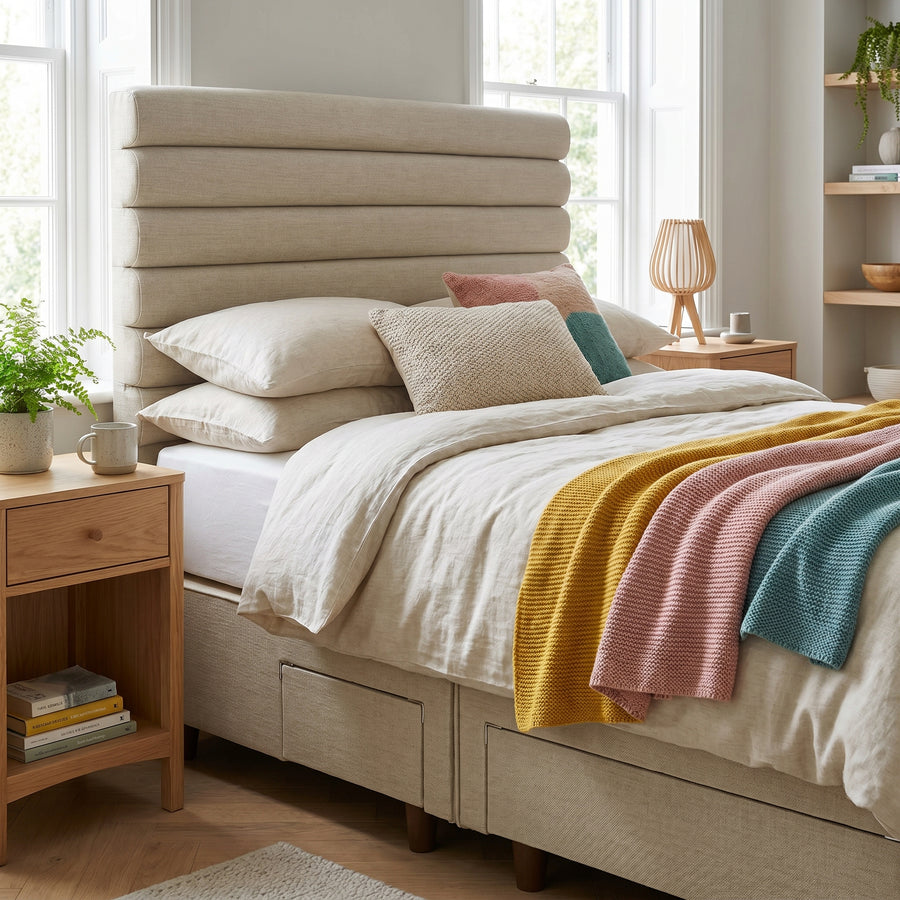 Harrison Somiar Divan Bed Set - True Edge Divan Set 135 x 190cm - Double Beds Sterling Home 2