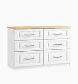 Sorrento 6 Drawer Twin Cabinet