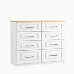 Sorrento 8 Drawer Twin Cabinet - 8 Drawer Twin Chest Sterling Home 1
