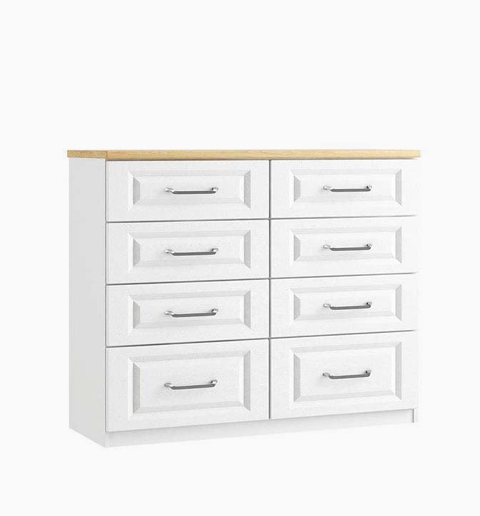 Sorrento 8 Drawer Twin Cabinet - 8 Drawer Twin Chest Sterling Home 1